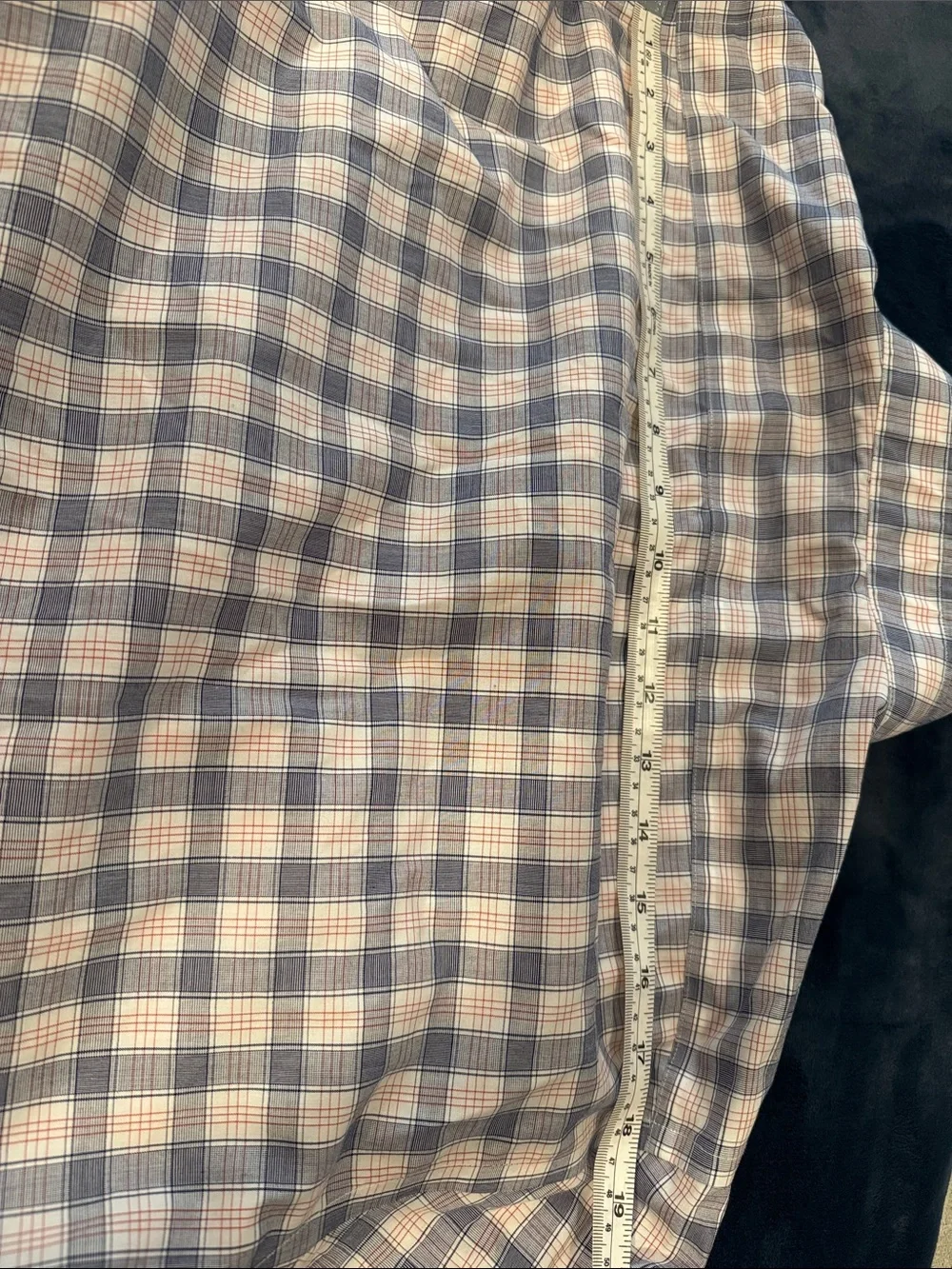 Banana Republic Blue and White Plaid Shirt